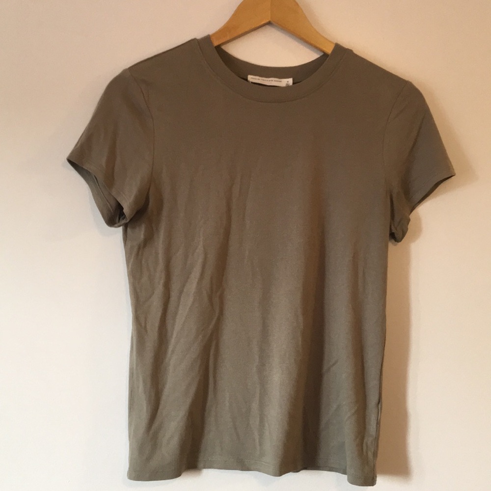 Double Zero olive green top